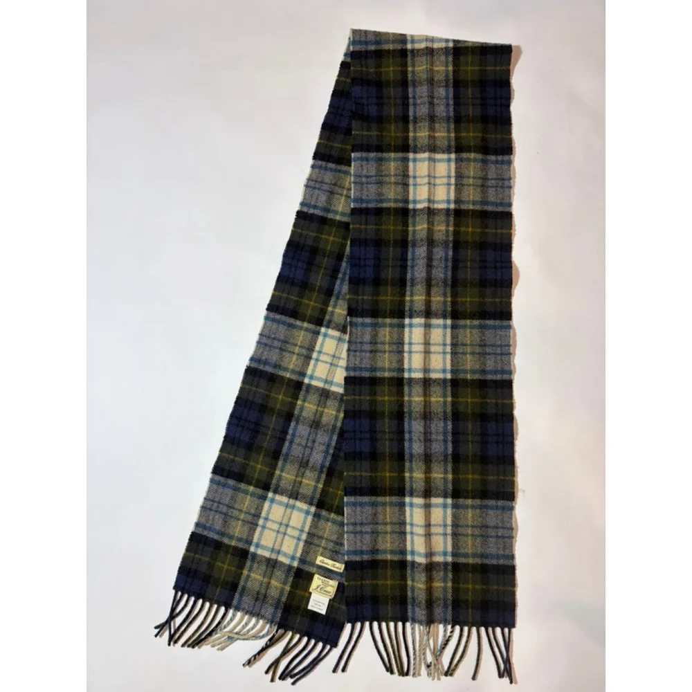 J Crew Chester Tartan Wool Scarf Scotland Plaid Classic Winter